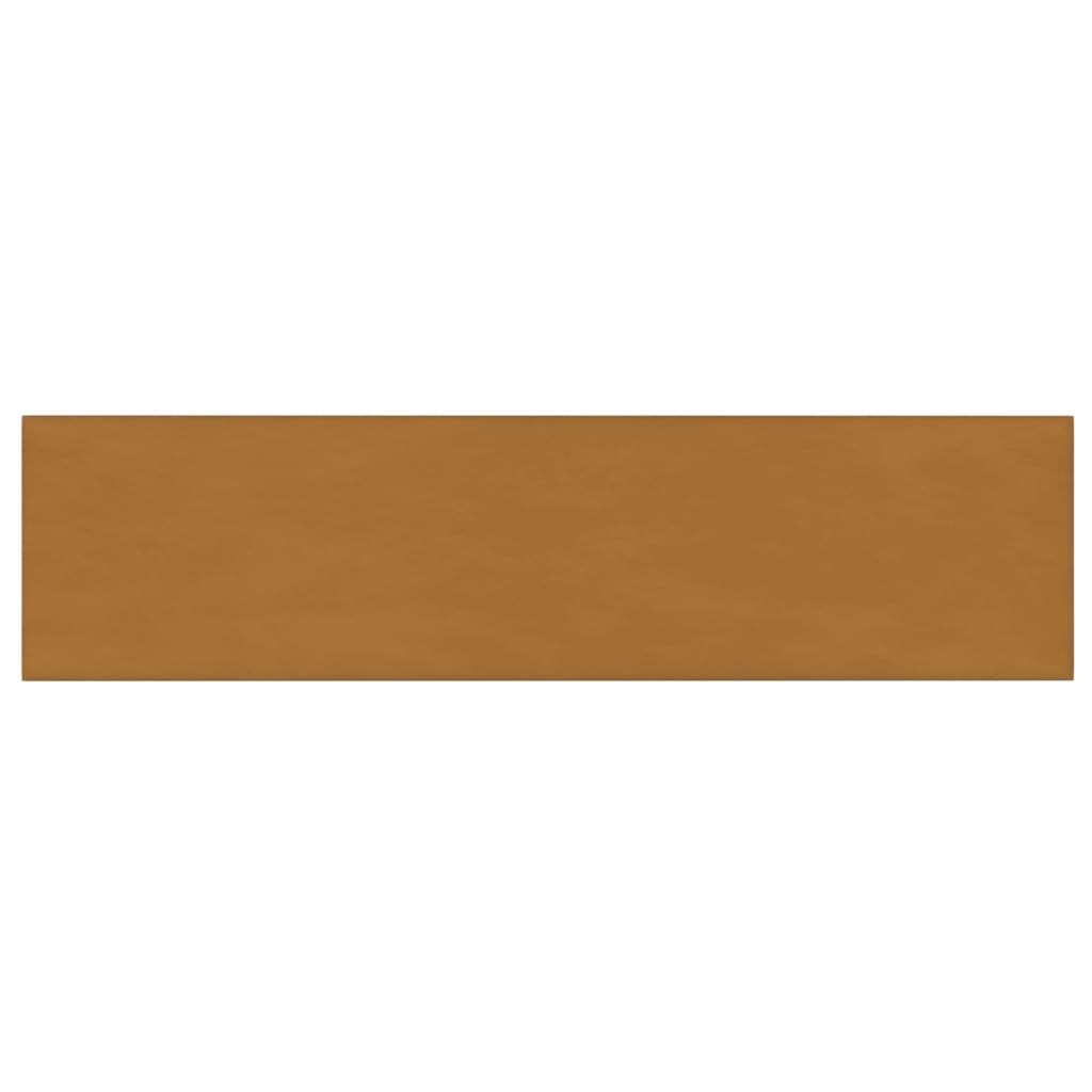 Wandpaneele 12 Stk. Braun 60x15 cm Samt 1,08 m²