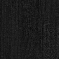 Thumbnail for Massivholzbett Schwarz Kiefer 75x190 cm