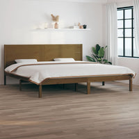 Thumbnail for Massivholzbett Honigbraun 180x200 cm