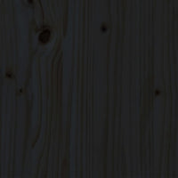 Thumbnail for Massivholzbett Schwarz 75x190 cm