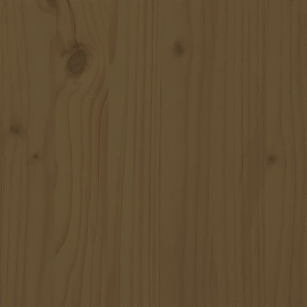 Massivholzbett Honigbraun 150x200 cm 5FT King Size