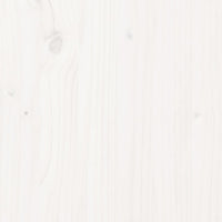 Thumbnail for Massivholzbett Weiß 140x190 cm