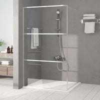 Thumbnail for Duschwand für Begehbare Dusche Silbern 115x195 cm ESG-Klarglas