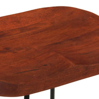 Thumbnail for Gavin Barhocker 2 Stk. 50x40x78 cm Massivholz Mango