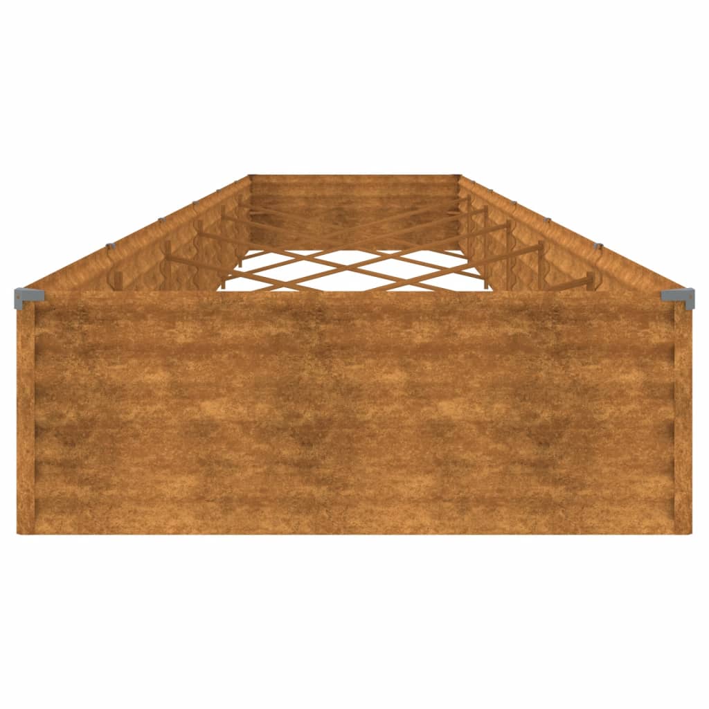 Hochbeet 579x100x36 cm Cortenstahl