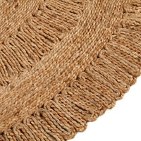 Thumbnail for Teppich Jute Handgeflochten 120 cm Rund