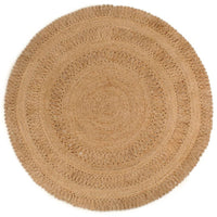 Thumbnail for Teppich Jute Handgeflochten 180 cm Rund