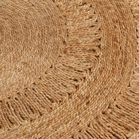 Thumbnail for Teppich Jute Handgeflochten 180 cm Rund