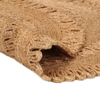 Thumbnail for Teppich Jute Handgeflochten 180 cm Rund