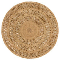 Thumbnail for Teppich Jute Handgeflochten 90 cm Rund