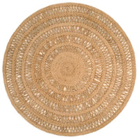 Thumbnail for Teppich Jute Handgeflochten 150 cm Rund