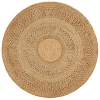 Thumbnail for Teppich Jute Handgeflochten 120 cm Rund