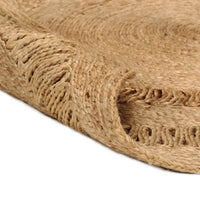 Thumbnail for Teppich Jute Handgeflochten 120 cm Rund