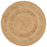 Thumbnail for Teppich Jute Handgeflochten 150 cm Rund