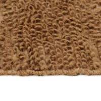 Thumbnail for Schlingenteppich Handgefertigt 180x250 cm Jute und Baumwolle