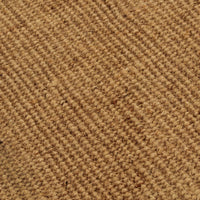 Thumbnail for Teppichläufer mit Fransen 100x200 cm Jute