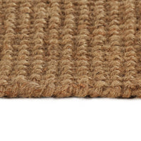Thumbnail for Teppichläufer mit Fransen 100x200 cm Jute