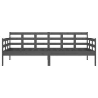 Thumbnail for Tagesbett Grau Massivholz Kiefer 90x190 cm