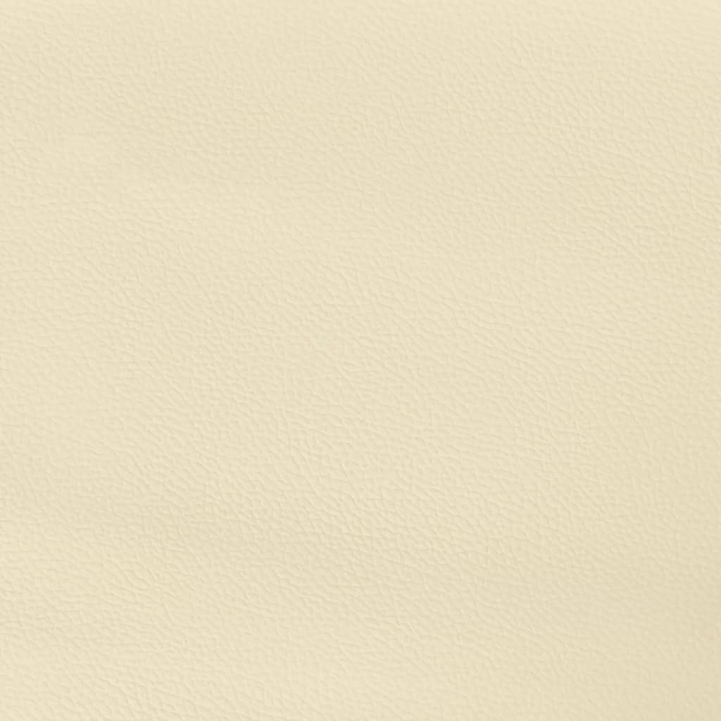 Wandpaneele 12 Stk. Creme 90x15 cm Kunstleder 1,62 m²