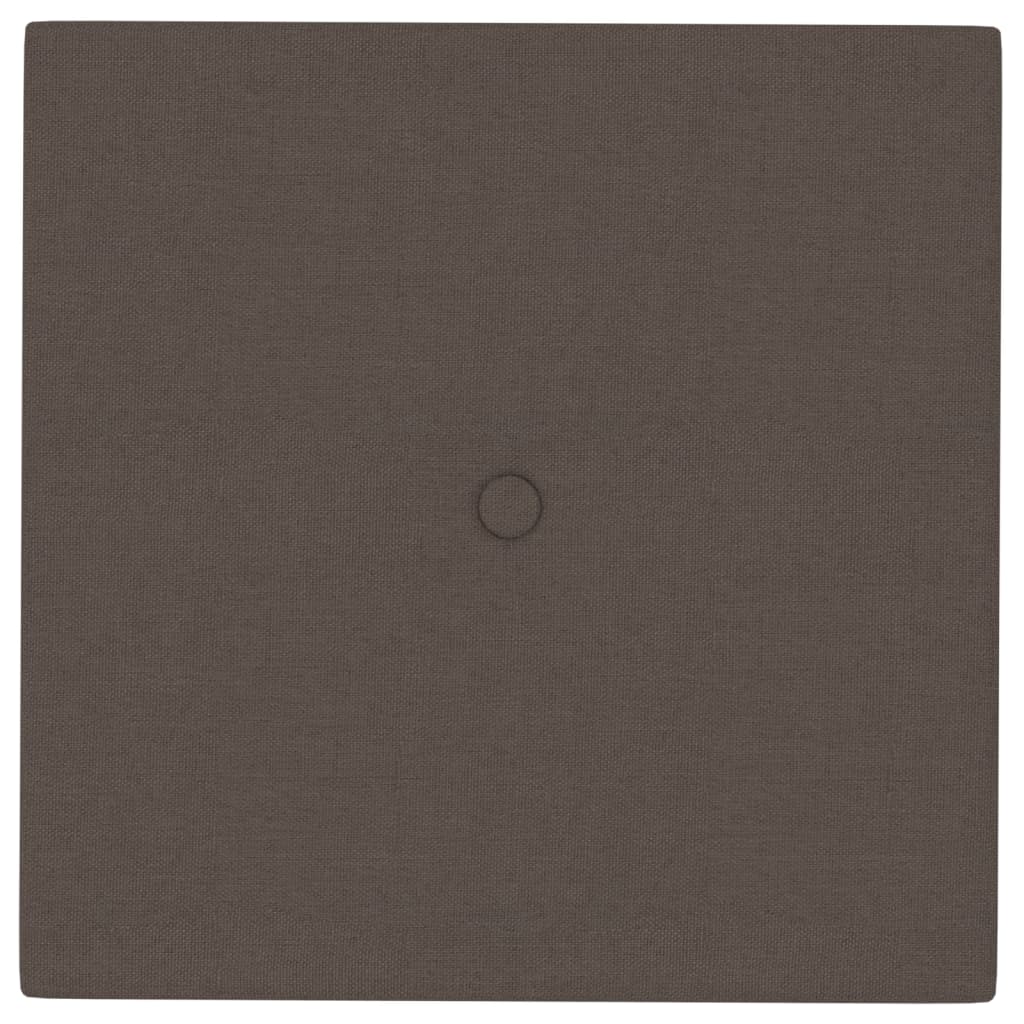 Wandpaneele 12 Stk. Taupe 30x30 cm Stoff 1,08 m²