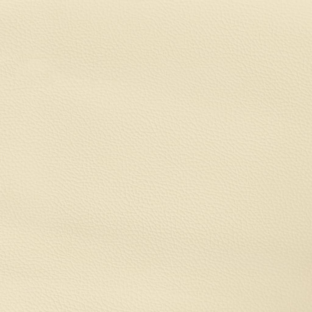 Wandpaneele 12 Stk. Creme 30x15 cm Kunstleder 0,54 m²