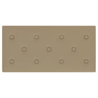 Thumbnail for Wandpaneele 12 Stk. Cappuccino-Braun 60x30cm Kunstleder 2,16 m²