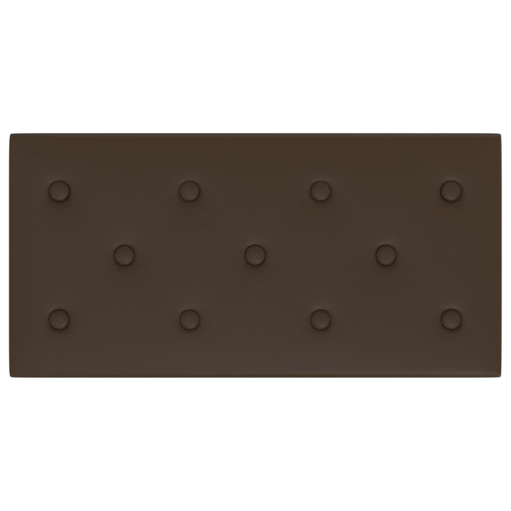 Wandpaneele 12 Stk. Braun 60x30 cm Kunstleder 2,16 m²