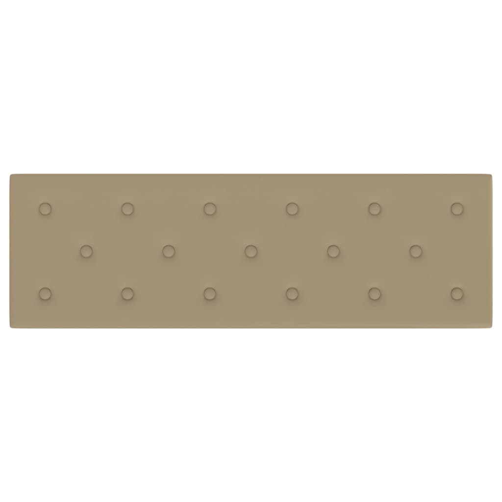 Wandpaneele 12 Stk. Cappuccino-Braun 90x30cm Kunstleder 3,24 m²