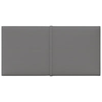 Thumbnail for Wandpaneele 12 Stk. Hellgrau 30x15 cm Stoff 0,54 m²