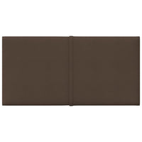 Thumbnail for Wandpaneele 12 Stk. Braun 30x15 cm Stoff 0,54 m²