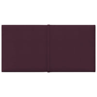 Thumbnail for Wandpaneele 12 Stk. Lila 30x15 cm Stoff 0,54 m²