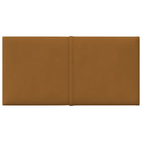 Thumbnail for Wandpaneele 12 Stk. Braun 30x15 cm Samt 0,54 m²