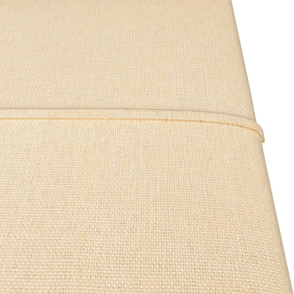 Wandpaneele 12 Stk. Creme 30x30 cm Stoff 1,08 m²
