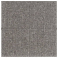 Thumbnail for Wandpaneele 12 Stk. Hellgrau 30x30 cm Stoff 1,08 m²