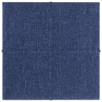 Thumbnail for Wandpaneele 12 Stk. Blau 30x30 cm Stoff 1,08 m²