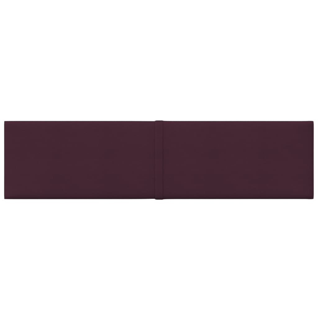 Wandpaneele 12 Stk. Lila 60x15 cm Stoff 1,08 m²