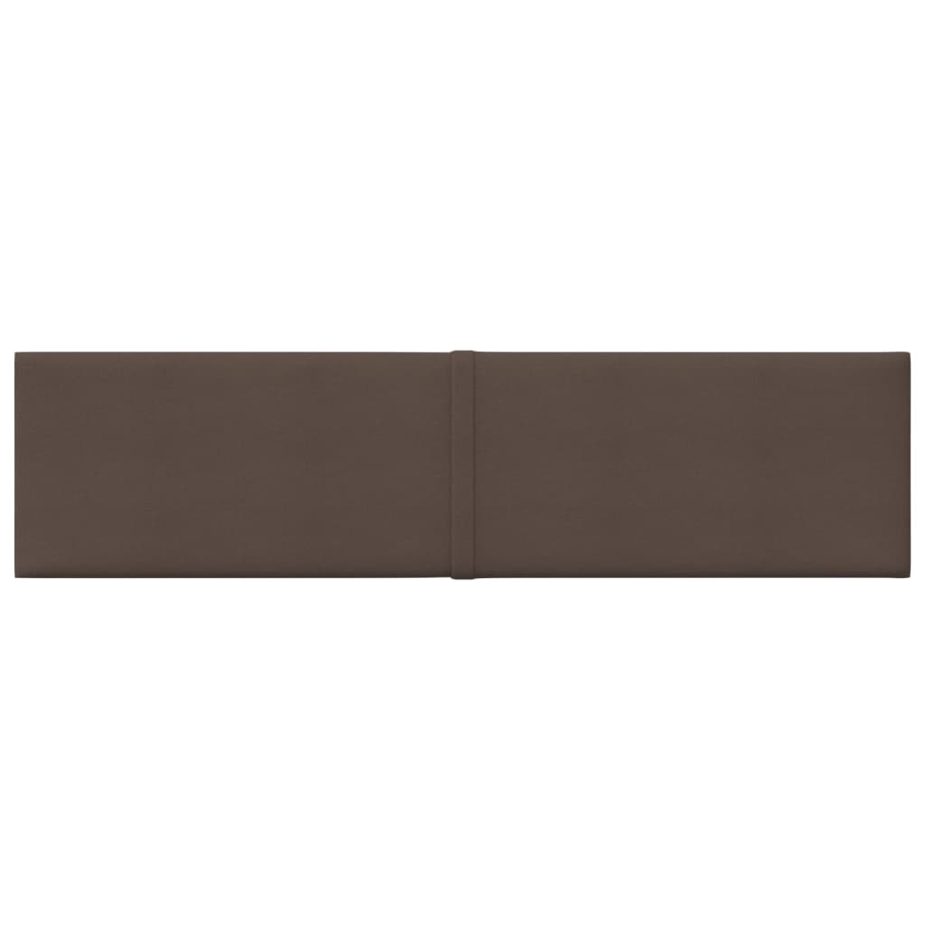 Wandpaneele 12 Stk. Taupe 60x15 cm Stoff 1,08 m²