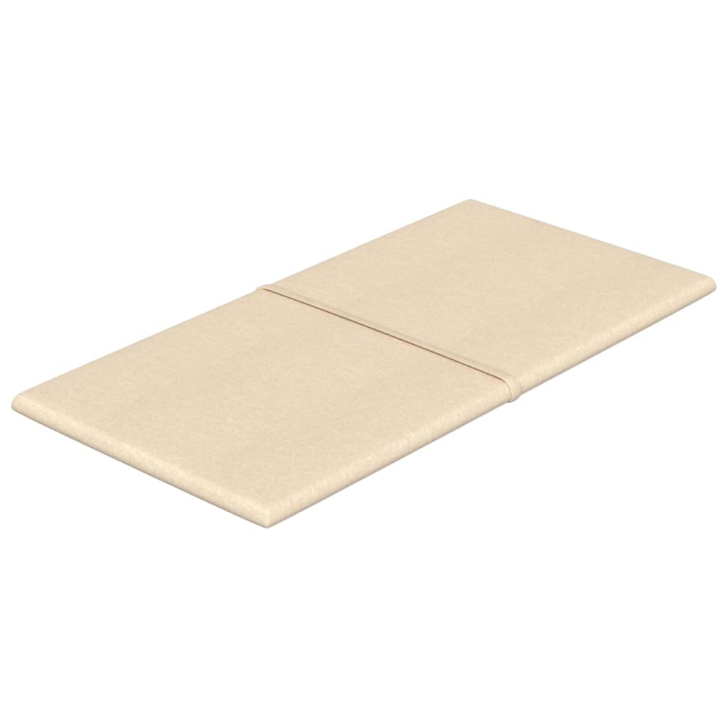 Wandpaneele 12 Stk. Creme 60x30 cm Stoff 2,16 m²