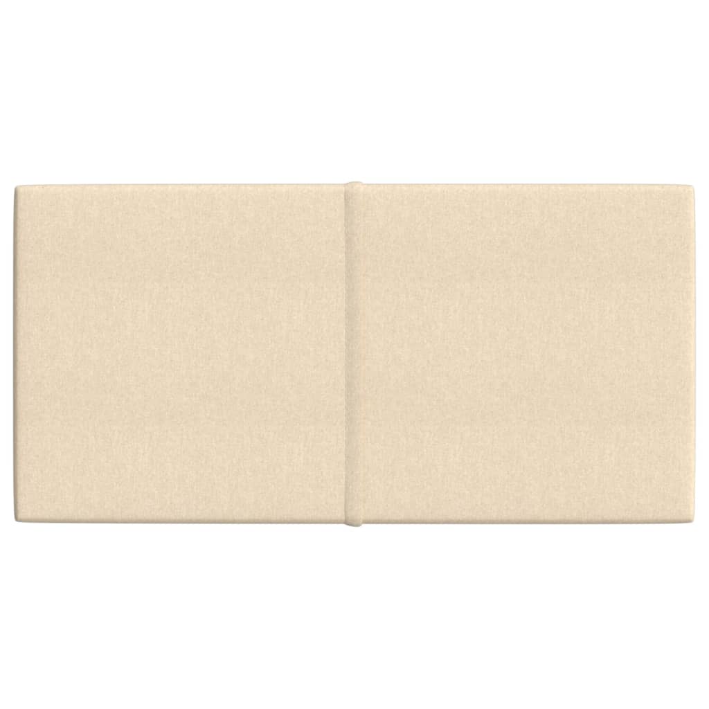 Wandpaneele 12 Stk. Creme 60x30 cm Stoff 2,16 m²