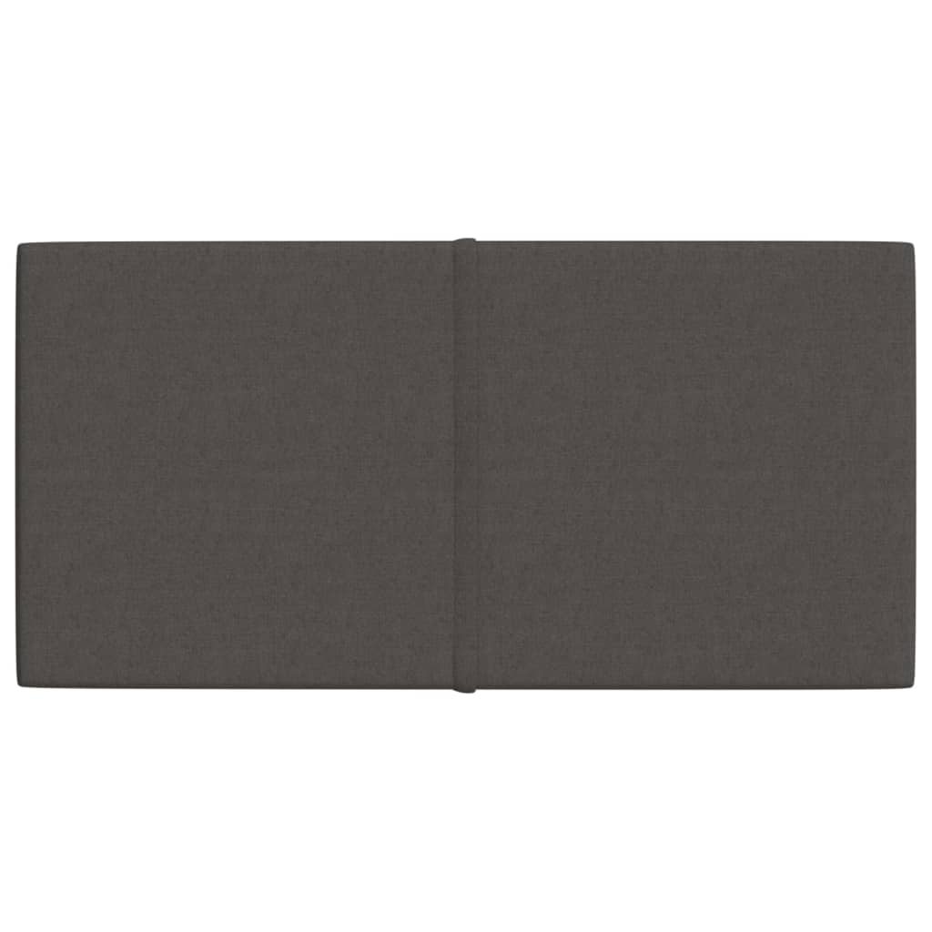 Wandpaneele 12 Stk. Dunkelgrau 60x30 cm Stoff 2,16 m²