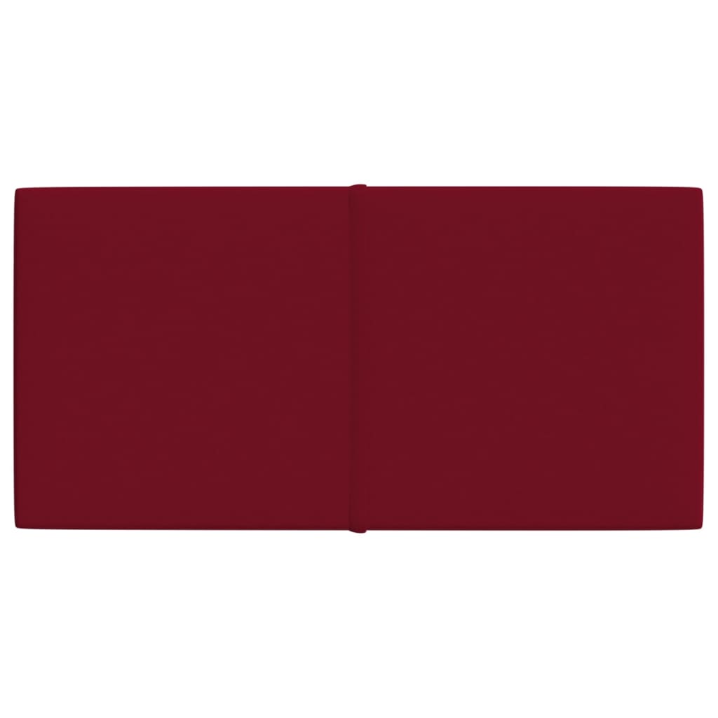 Wandpaneele 12 Stk. Weinrot 60x30 cm Samt 2,16 m²