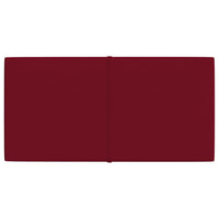 Thumbnail for Wandpaneele 12 Stk. Weinrot 60x30 cm Samt 2,16 m²