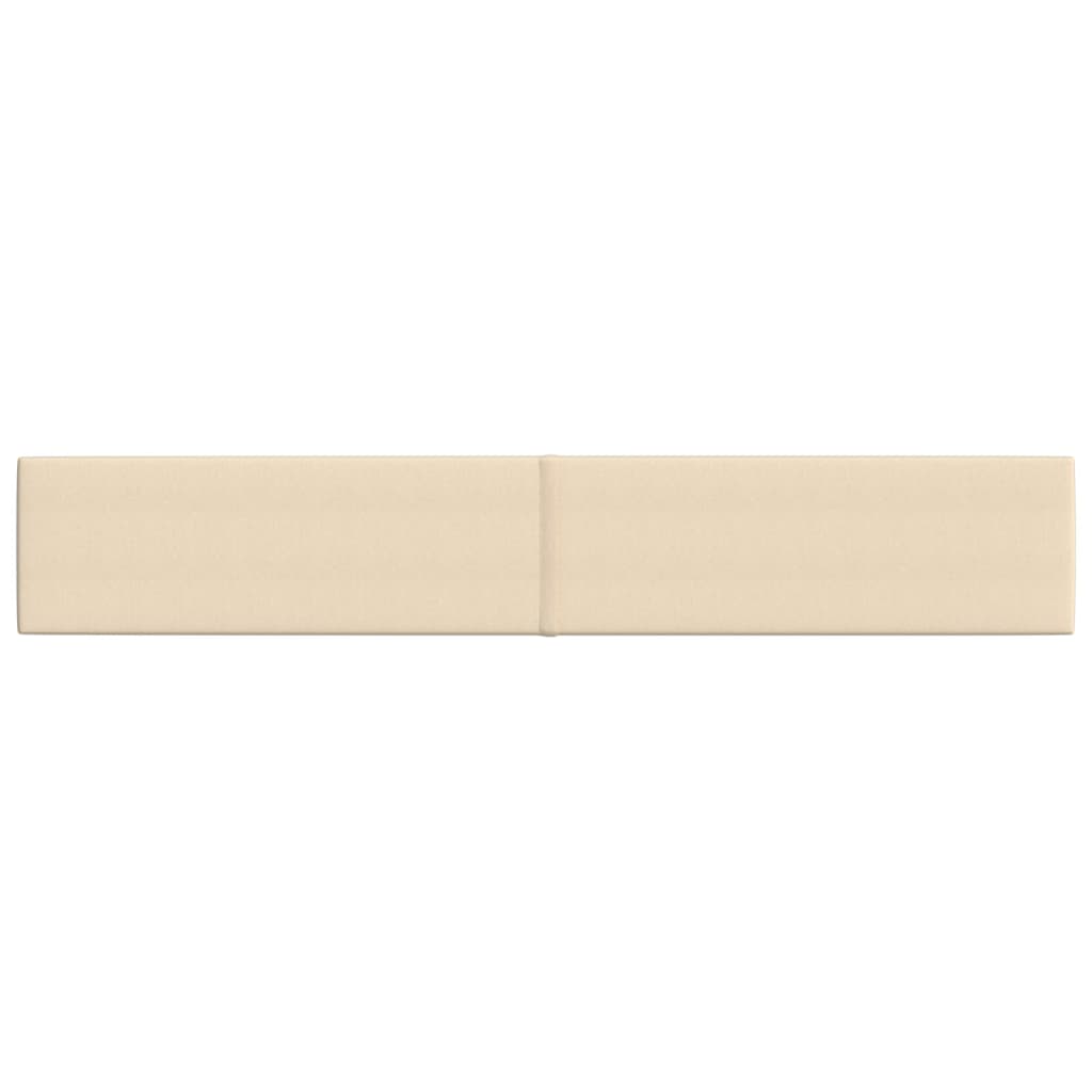 Wandpaneele 12 Stk. Creme 90x15 cm Stoff 1,62 m²