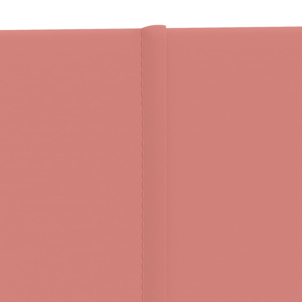 Wandpaneele 12 Stk. Rosa 90x15 cm Samt 1,62 m²