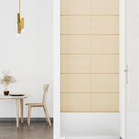 Thumbnail for Wandpaneele 12 Stk. Creme 90x30 cm Stoff 3,24 m²