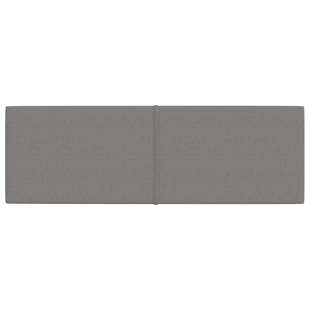 Wandpaneele 12 Stk. Hellgrau 90x30 cm Stoff 3,24 m²