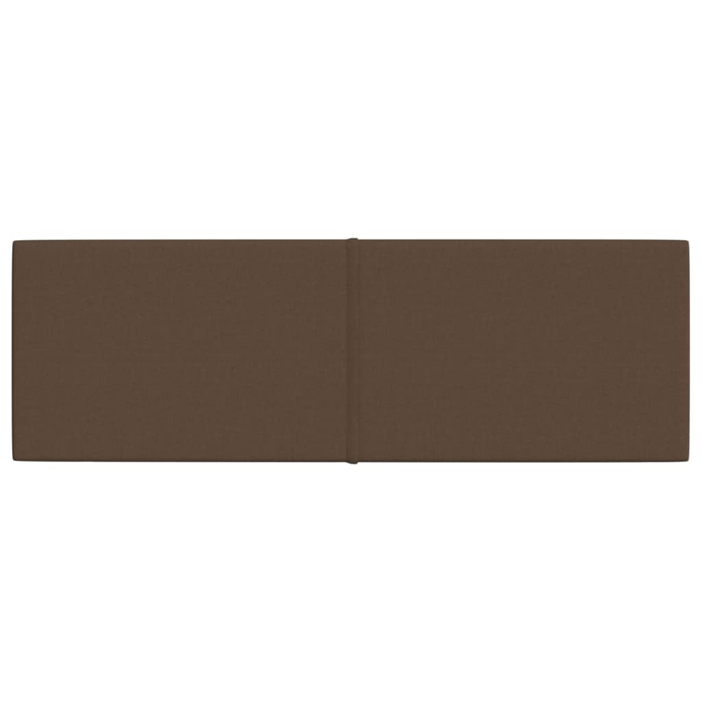 Wandpaneele 12 Stk. Braun 90x30 cm Stoff 3,24 m²