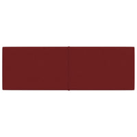 Thumbnail for Wandpaneele 12 Stk. Weinrot 90x30 cm Stoff 3,24 m²