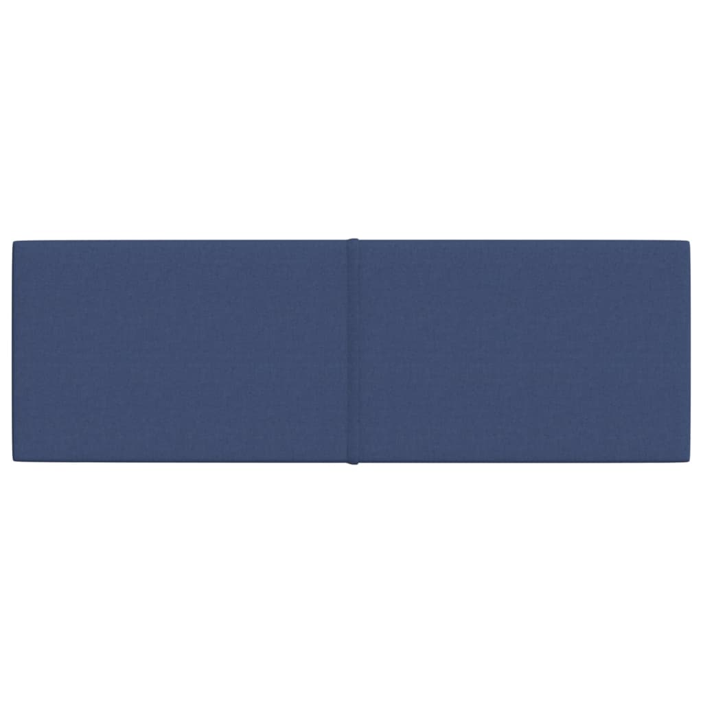 Wandpaneele 12 Stk. Blau 90x30 cm Stoff 3,24 m²