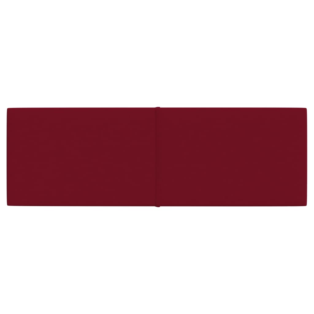 Wandpaneele 12 Stk. Weinrot 90x30 cm Samt 3,24 m²